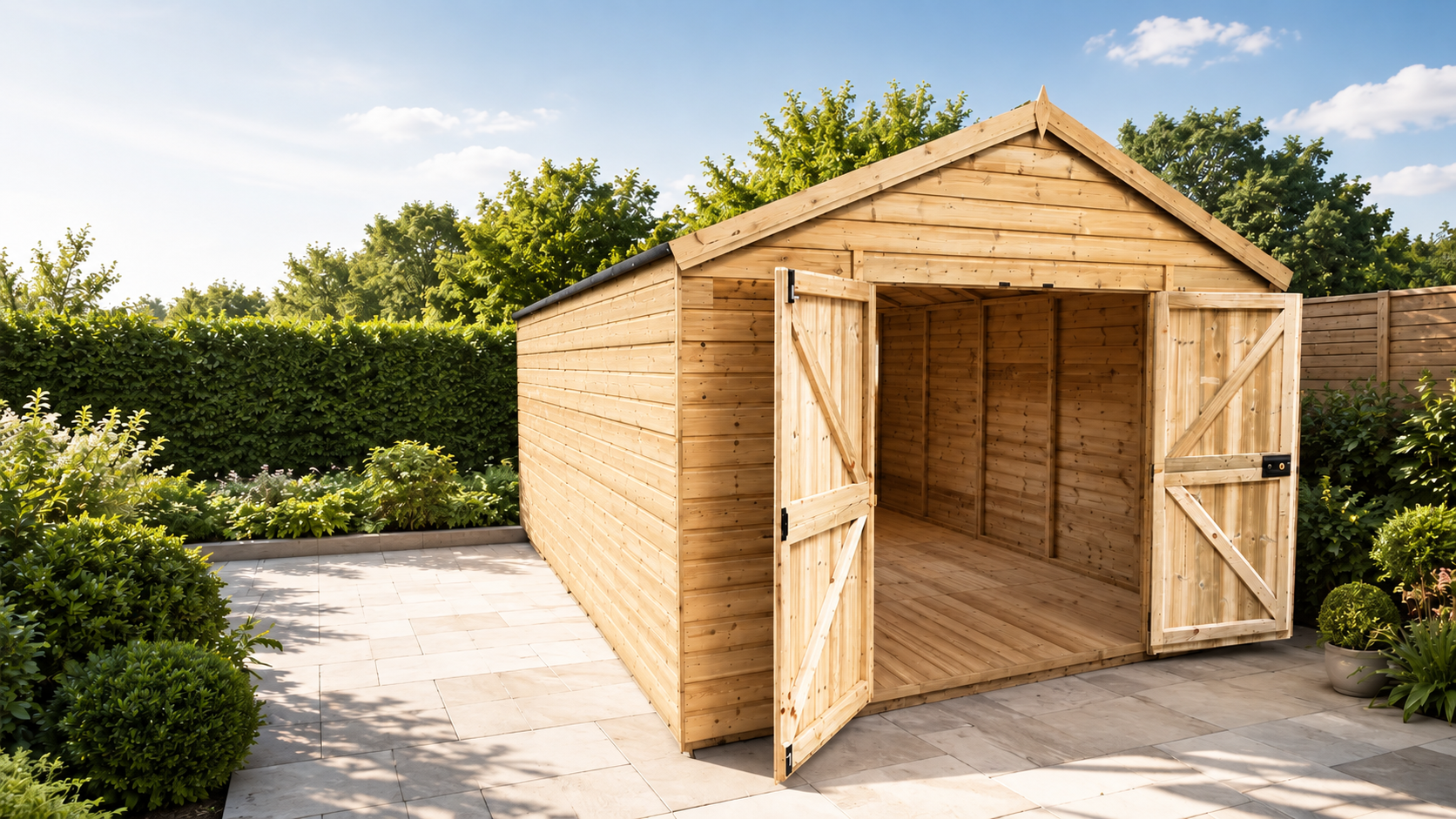 10 x 8 Windowless Premier Pressure Treated Apex Workshop