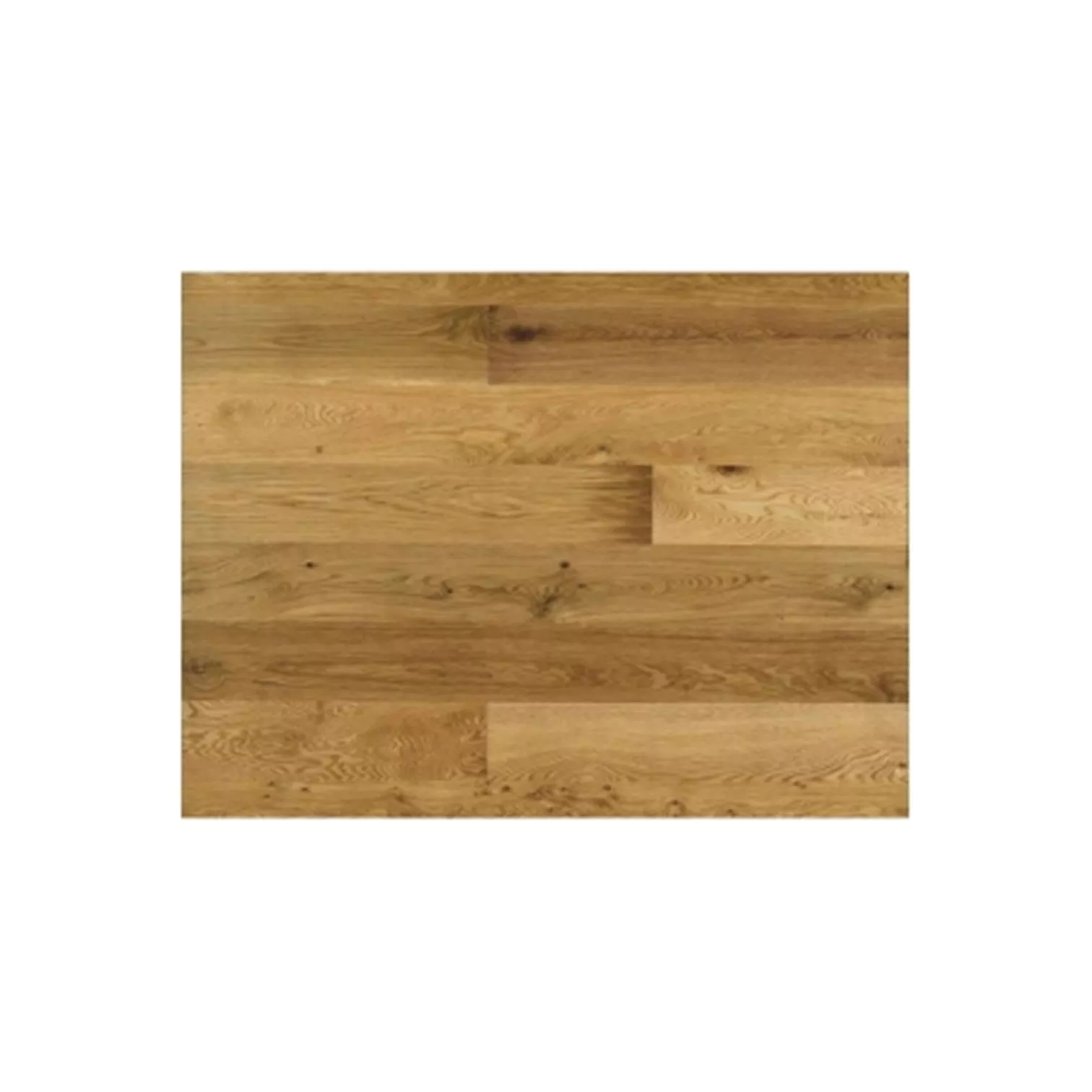 Pack of 6 - 20mm Thick Rustic Oak Brushed & Oiled Engineered Flooring - Pack Coverage 12.66m2