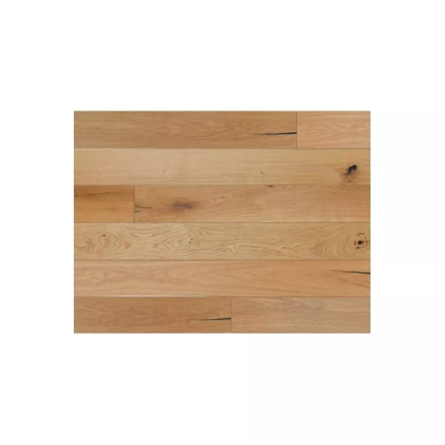 Pack of 4 - 12.5mm Thick Fawn Oak Brushed & Oiled Engineered Flooring - Pack Coverage 8.3m2