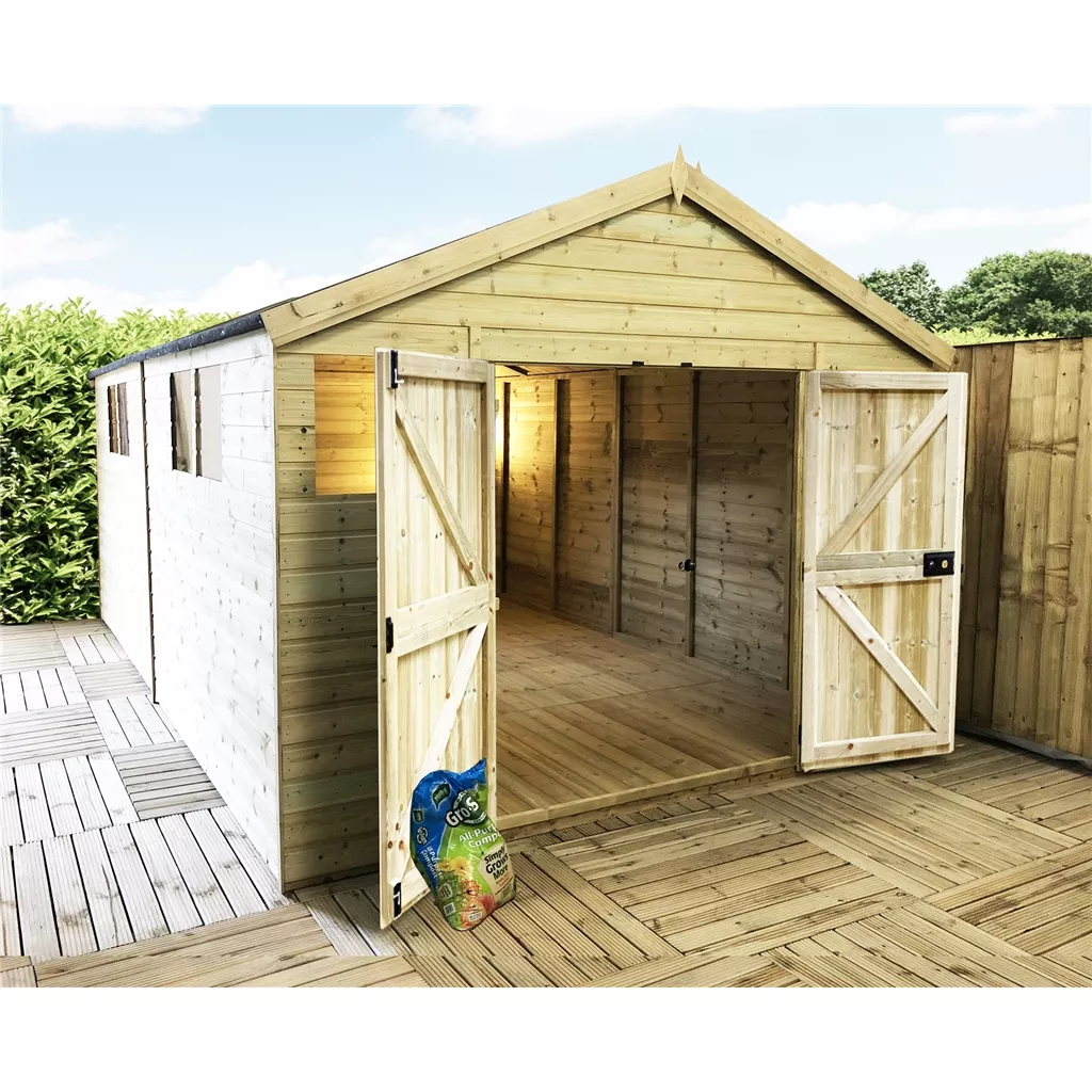 15 x 13 Premier Pressure Treated Apex Workshop