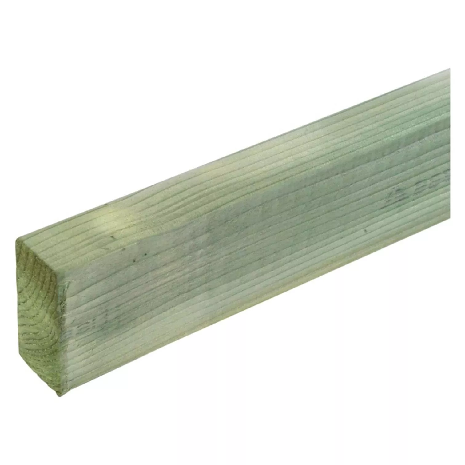 Pack of 10 - Kiln Dried C24 Sawn Treated Green Easi Edge - 100mm (H) x 47mm (T)x 3000mm (L) (Finished size: 95mm x 45mm)
