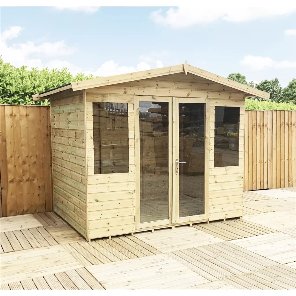 7 x 12 Pressure Treated Apex Summerhouse