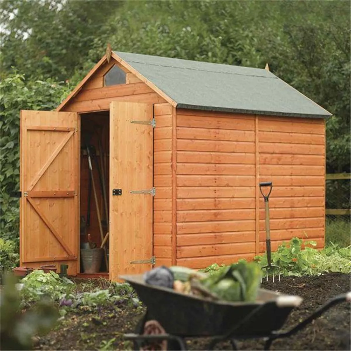 8ft x 6ft Deluxe Security T&G Shed (12mm T&G Floor)