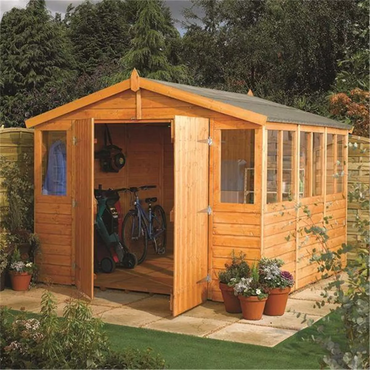 15 x 9 Deluxe Tongue And Groove Workshop