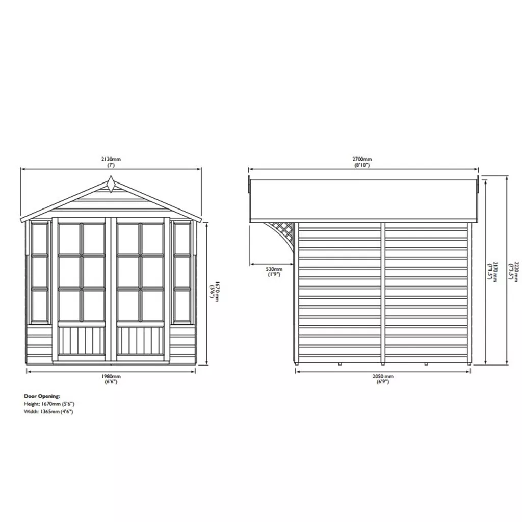 7 x 7 Summerhouse product image