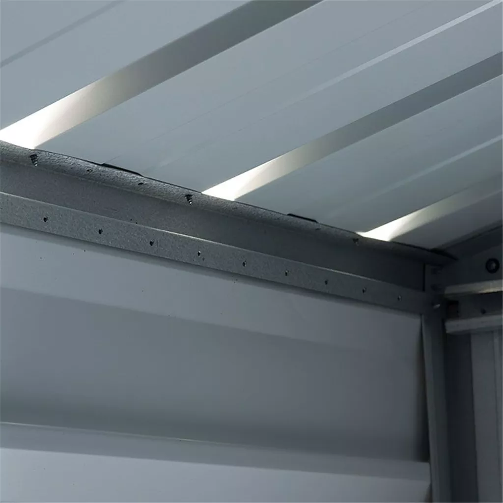 6ft 1" x 6ft 1" Apex Metal Shed With Free Anchor Kit (1.86m x 1.86mx product image