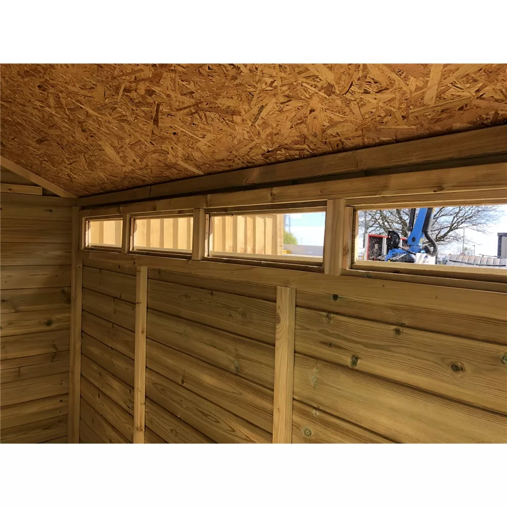 9 x 4 Security Pressure Treated T&G Apex Shed + Single Door product image