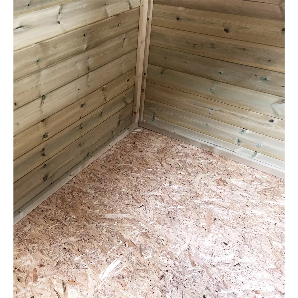 12 x 5 T&G Apex Shed + Double Door + Low Eaves + 4 Windows product image