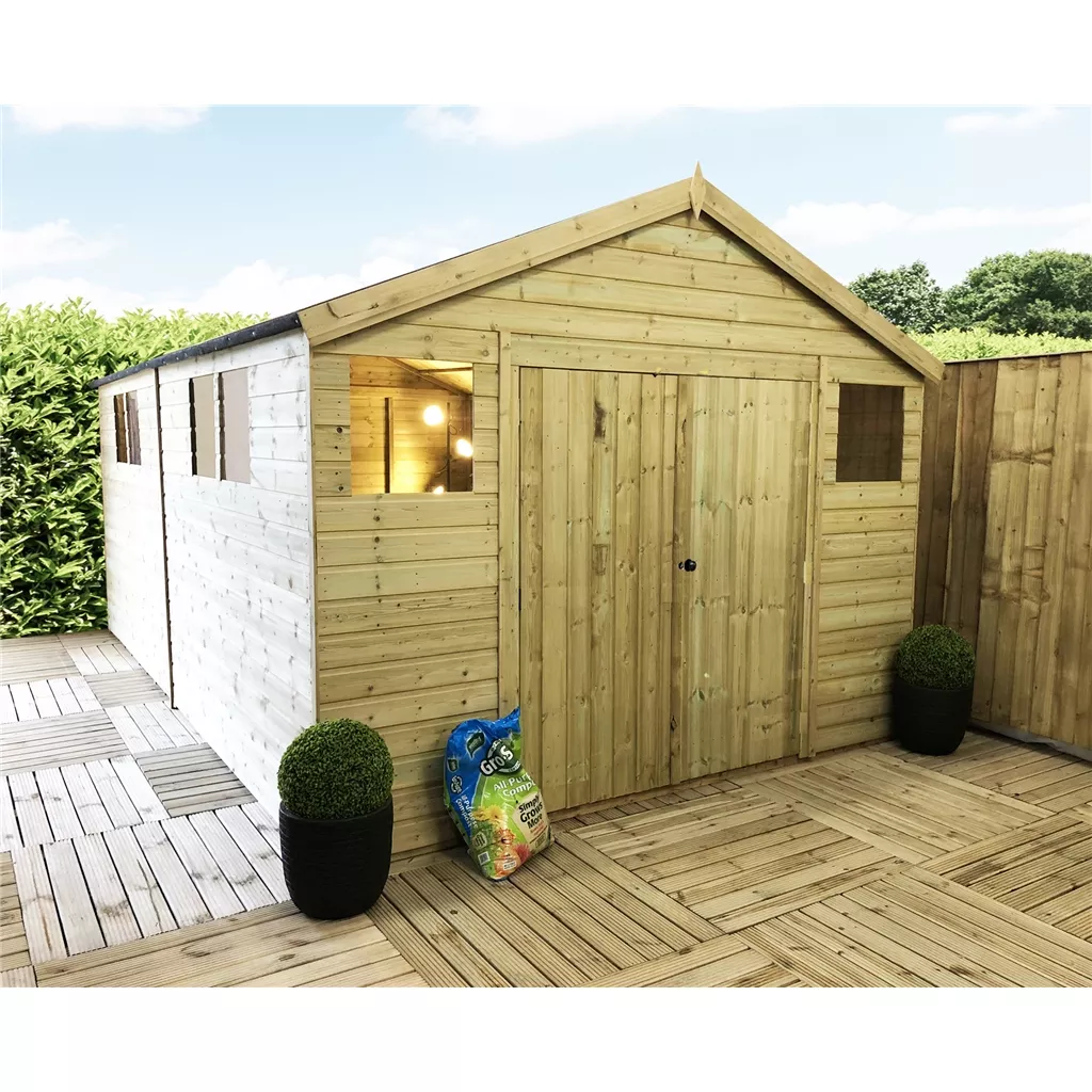 10 x 8 Premier Pressure Treated Apex Workshop product image