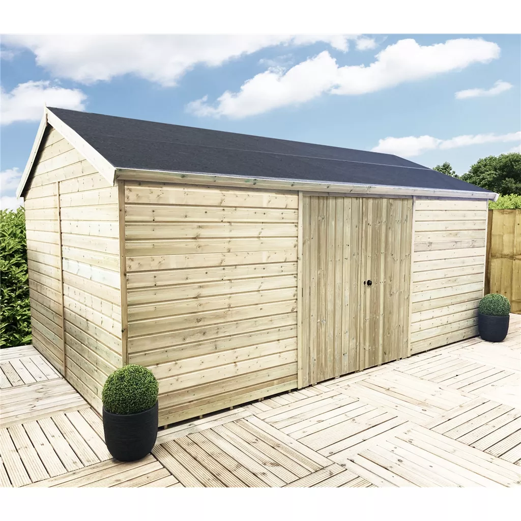 28 x 8 Windowless Reverse Premier Pressure Treated Apex Workshop product image