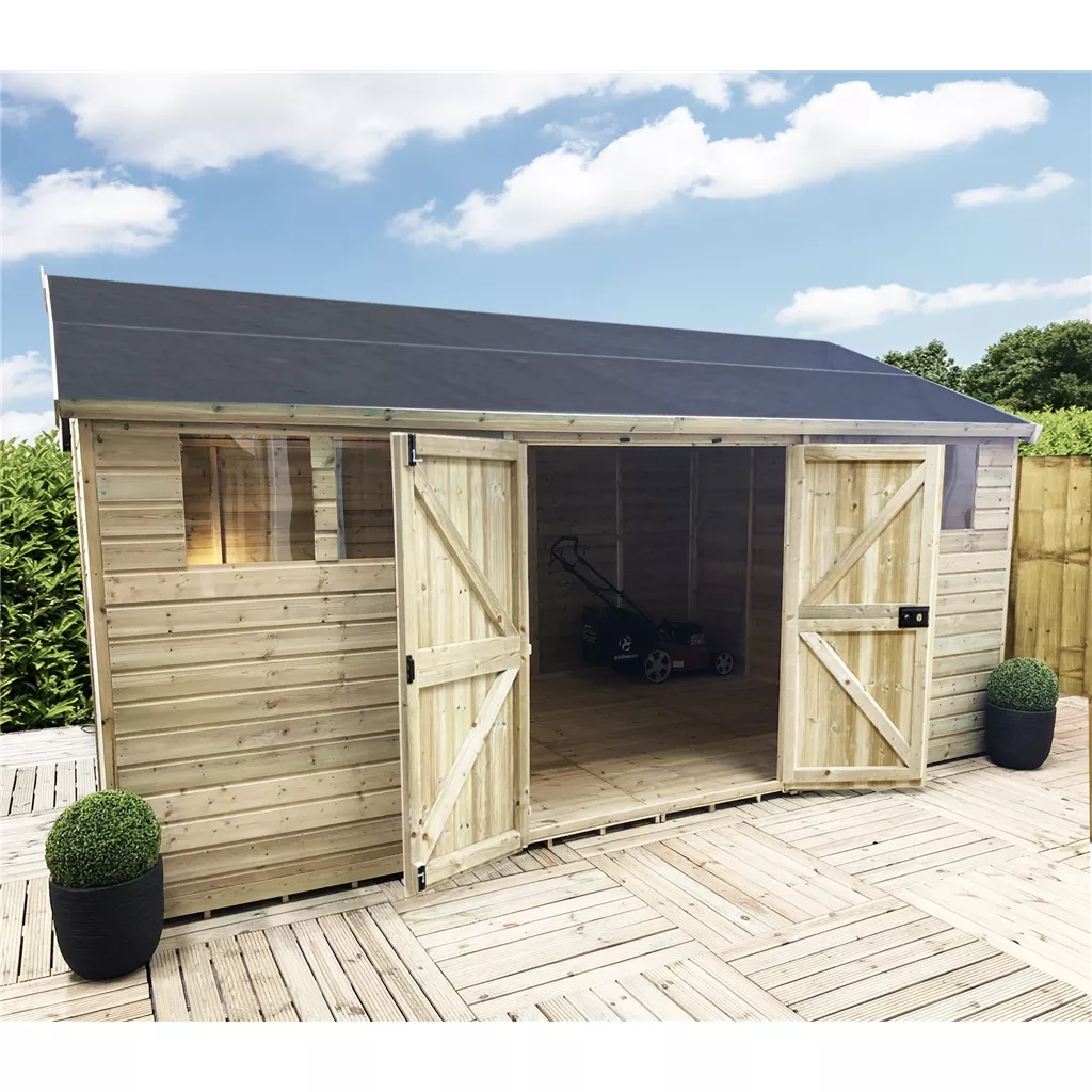 11 x 15 Reverse Premier Pressure Treated Apex Workshop product image