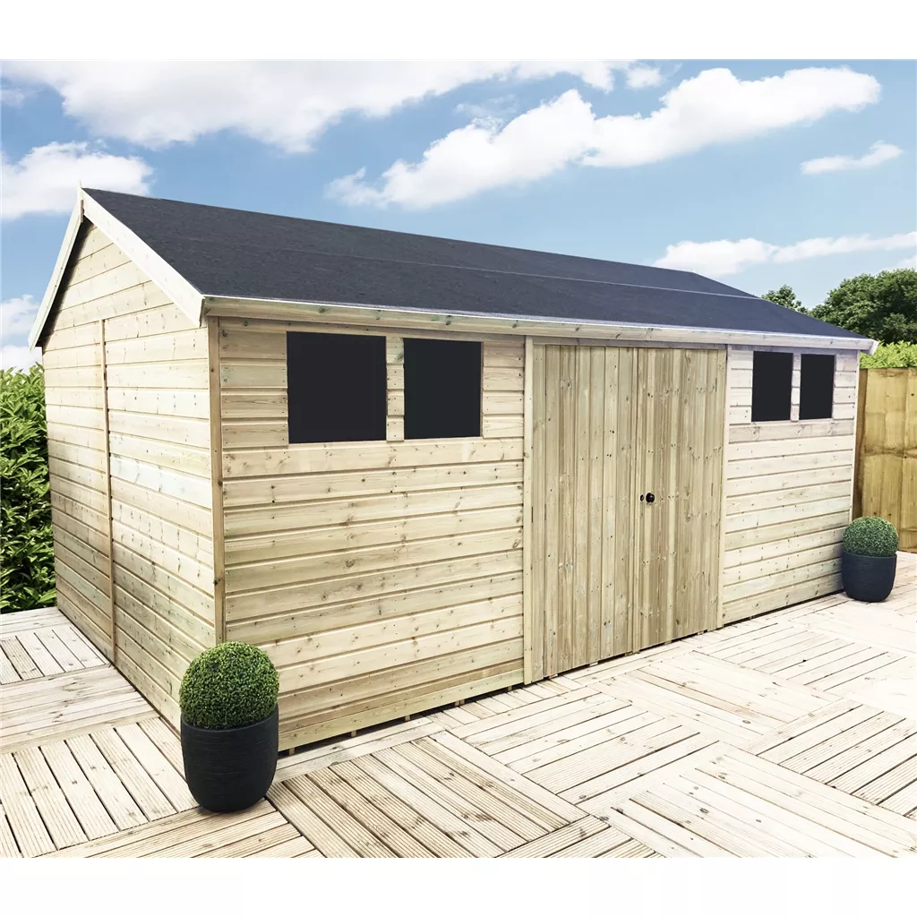 13 x 15 Reverse Premier Pressure Treated Apex Workshop product image