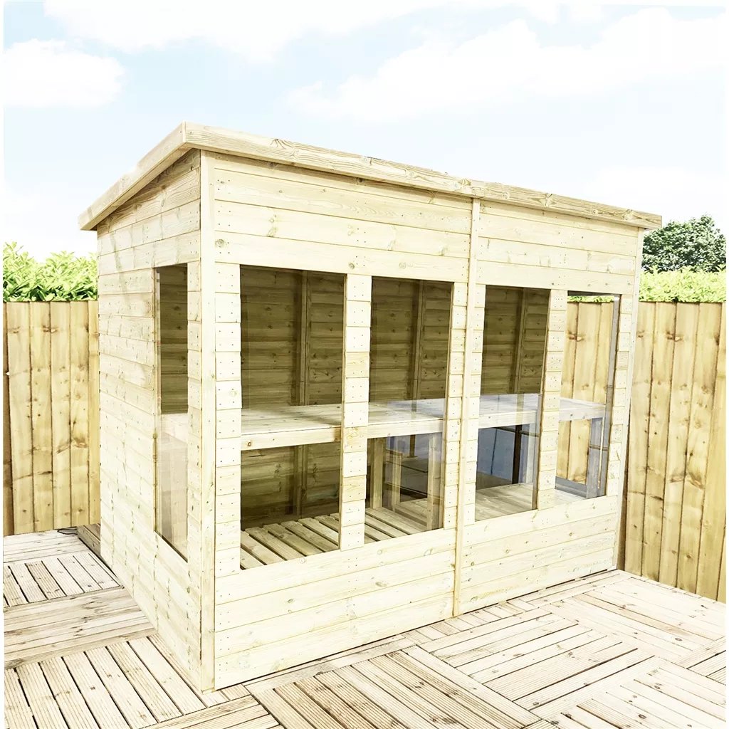 11 x 6 Pressure Treated Pent Potting Summerhouse product image