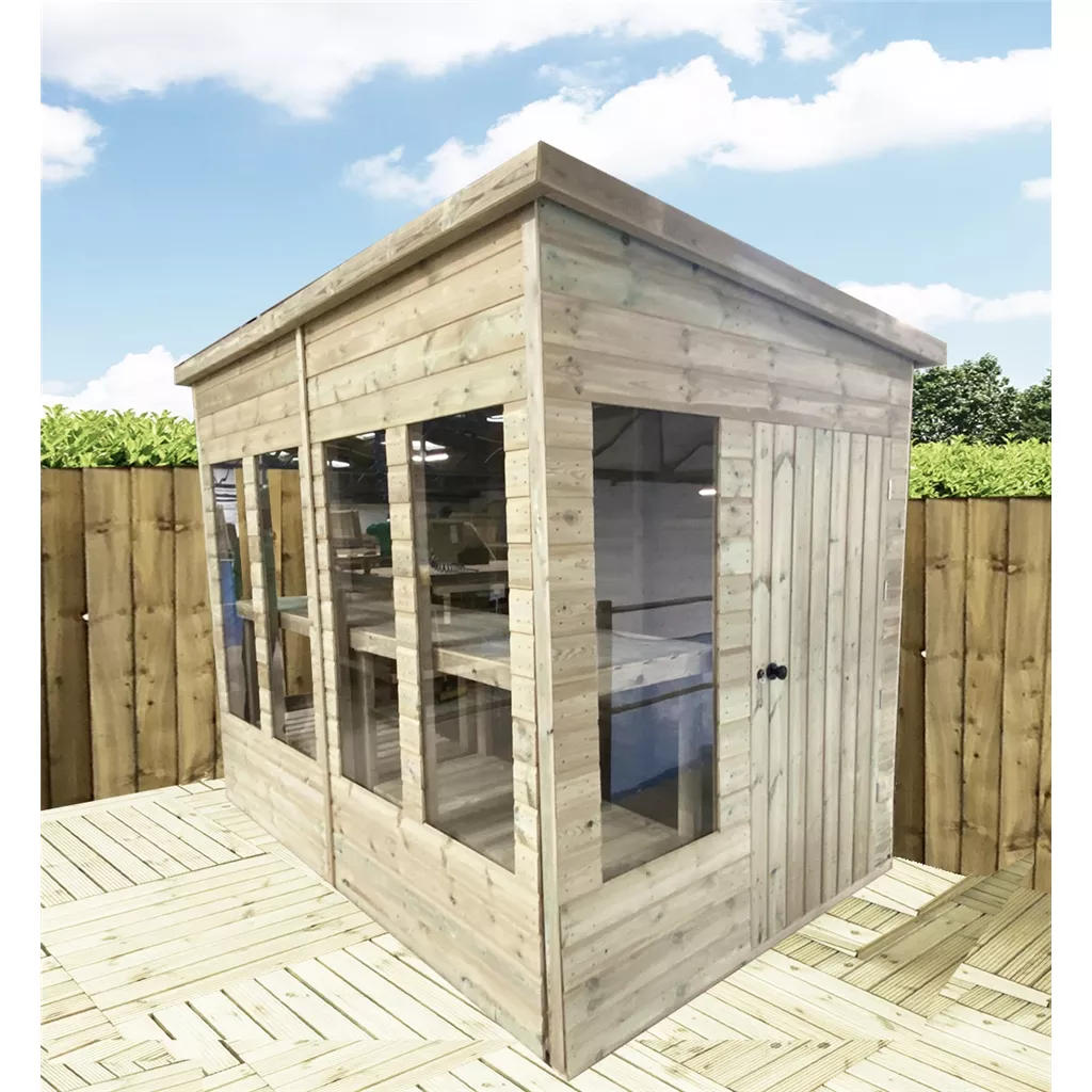 9 x 8 Pressure Treated Pent Potting Summerhouse product image