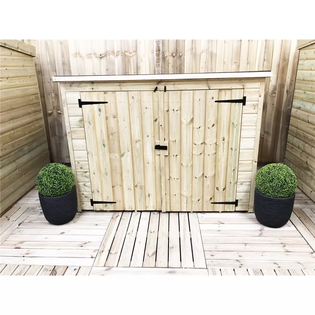 6 x 5 Pressure Treated T&G Bike Store With Double Doors product image