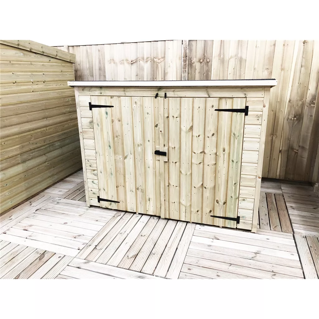 10 x 4 Pressure Treated T&G Bike Store With Double Doors product image
