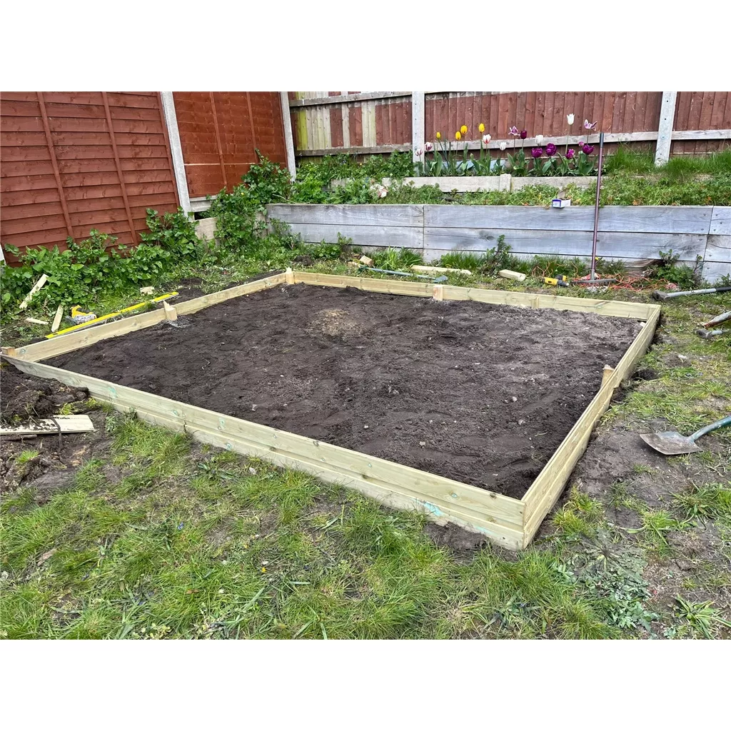 10ft x 6ft Installed Concrete Base product image