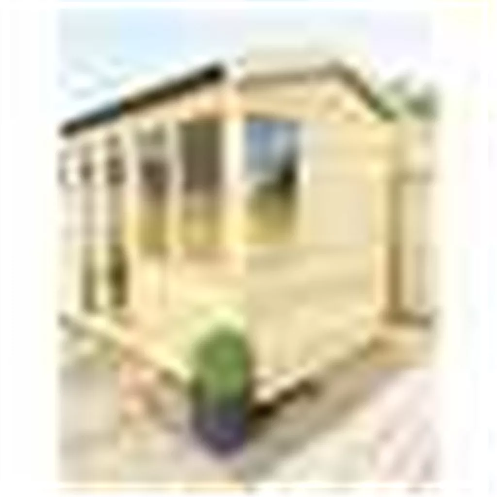 8 x 19 Reverse Pressure Treated Apex Summerhouse – High Eaves product image