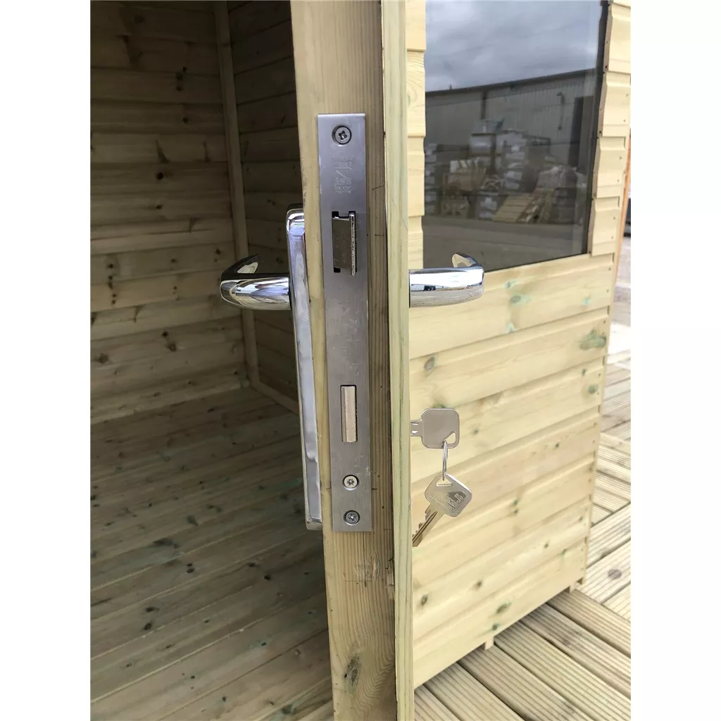 12 x 20 Pressure Treated Apex Summerhouse – Long Windows product image
