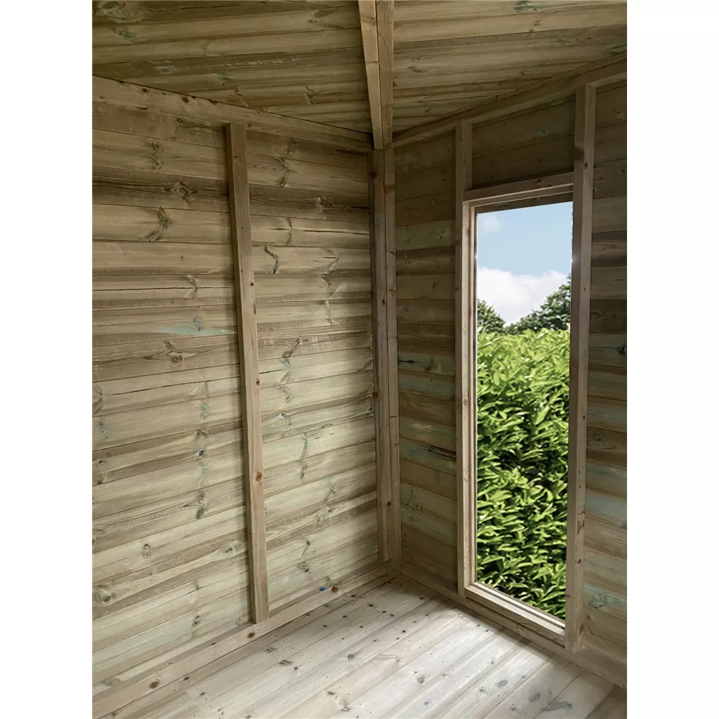 12 x 12 Fully Insulated Corner Summerhouse product image