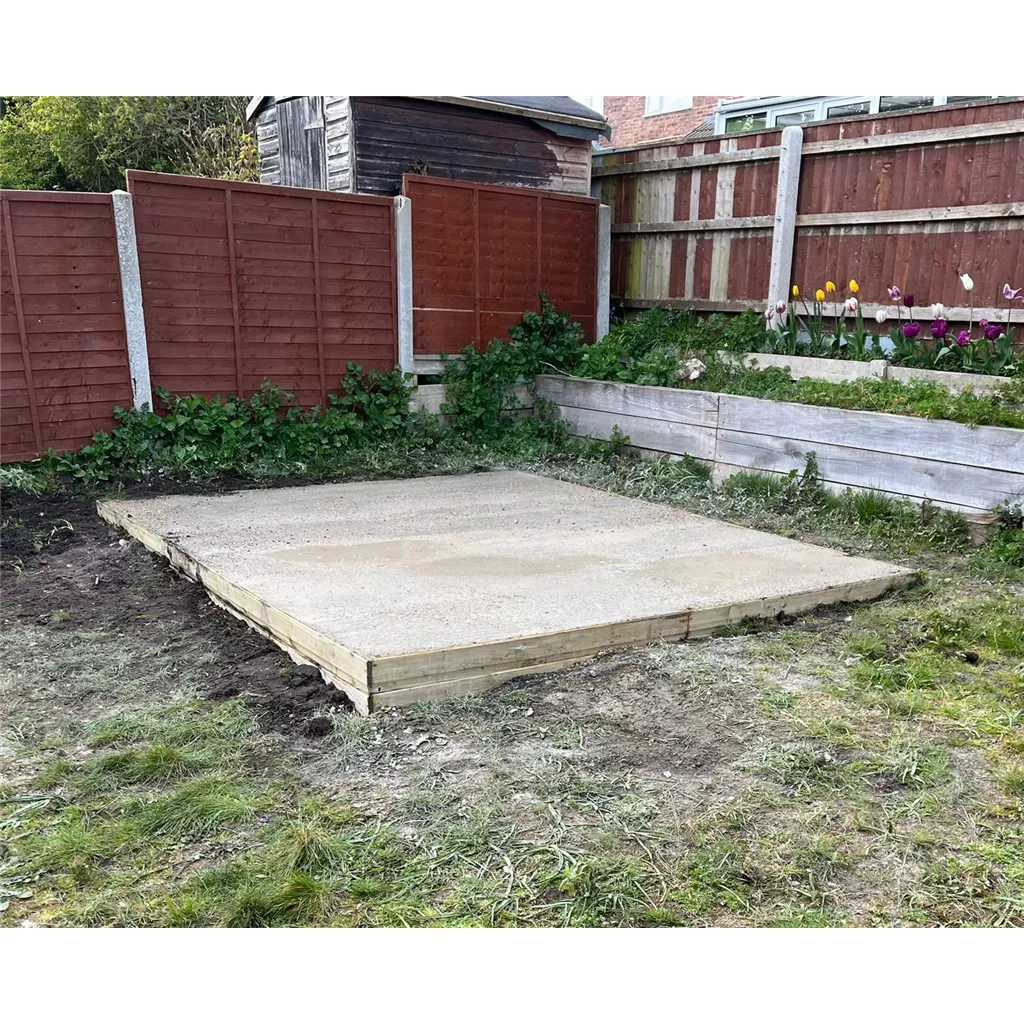 24ft x 14ft Installed Concrete Base product image
