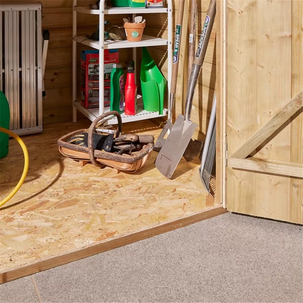 Cheshire 4 × 6 Shiplap Apex Shed Double Door product image