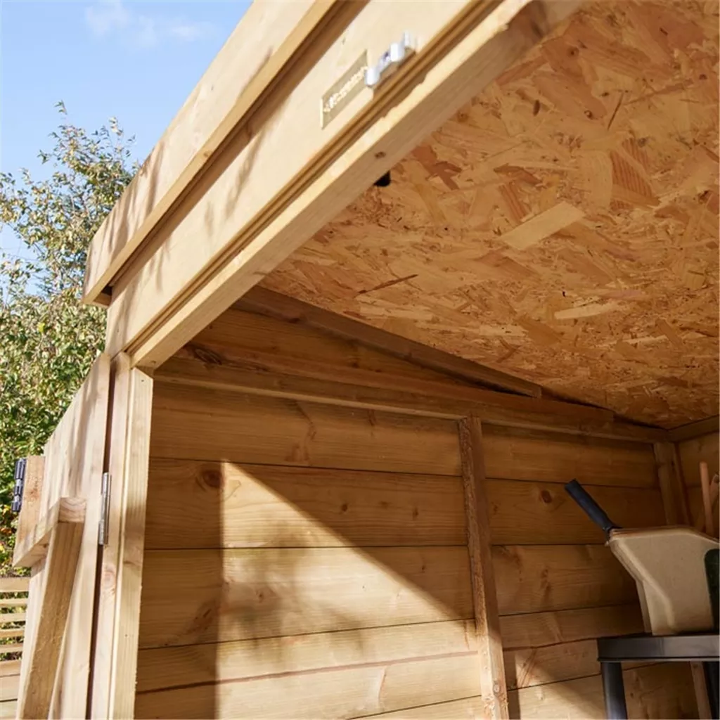 Cheshire 4 × 6 Shiplap Apex Shed Double Door product image