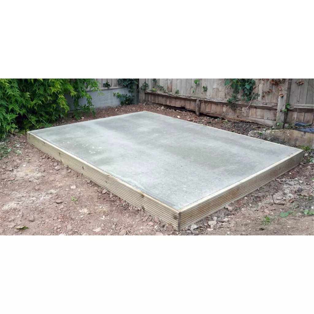 6ft x 3ft Installed Concrete Base