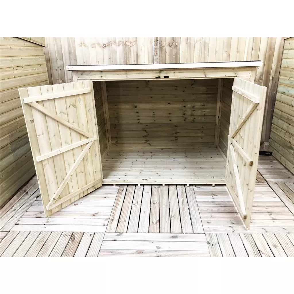 7 x 5 Pressure Treated T&G Bike Store With Double Doors product image